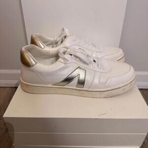 Mia Sneakers Platform White and Rose Gold Women's 10 Shoes Casual